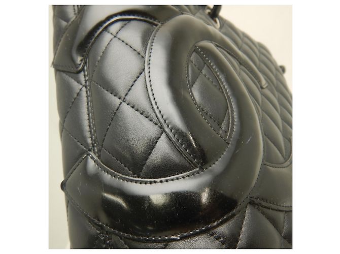 Borsa Tote Grande Chanel Cambon Line Nero - vista 8