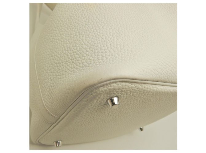 Hermès Hermes Picotin Lock MM Handtasche Weiß - Ansicht 15