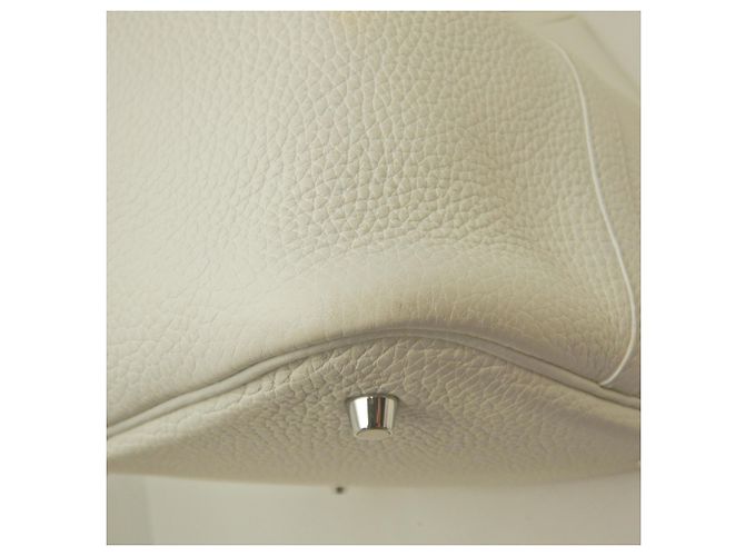 Hermès Hermes Picotin Lock MM Handtasche Weiß - Ansicht 16
