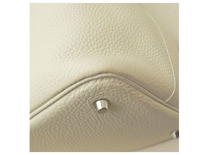 Hermès Hermes Picotin Lock MM Handtasche Weiß - Ansicht 18