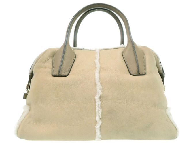 Tod's D Styling 2-Wege-Handtasche Beige Grau - Ansicht 2