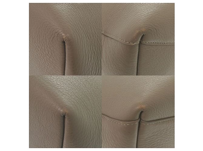 Saco Tote 2-Way Bally em couro Greige Cinza - vista 3