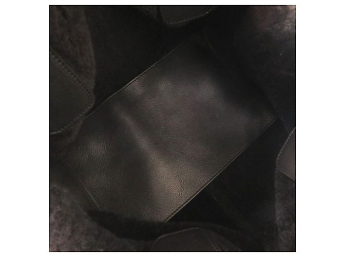 Borsa a mano Tod's D-Styling in pelle e shearling Marrone - vista 6