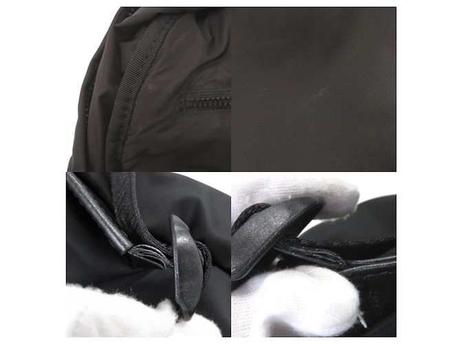 Versace Logo Nylon Black Backpack - view 10