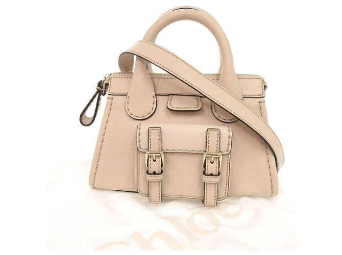 Chloé Edith Leather Pink Mini Handbag - view 2