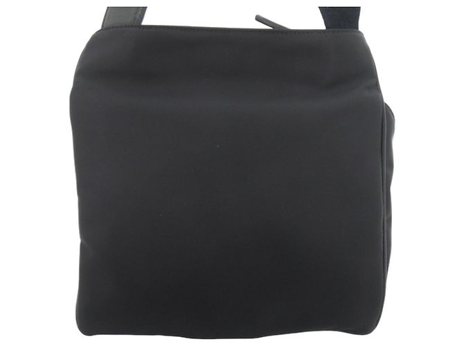 Borsa a tracolla Tod's in nylon e pelle nera Nero - vista 2
