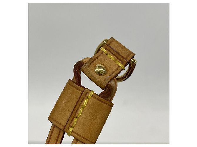 Sac Cabas Louis Vuitton Monogram Neverfull MM Marron - vue 9