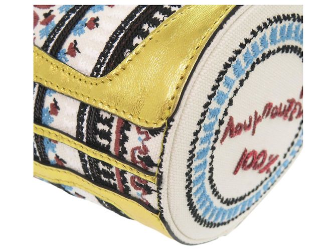 Borsa a secchiello Christian Louboutin LOUBIPHORE Bianco Rosso Multicolore D'oro - vista 6
