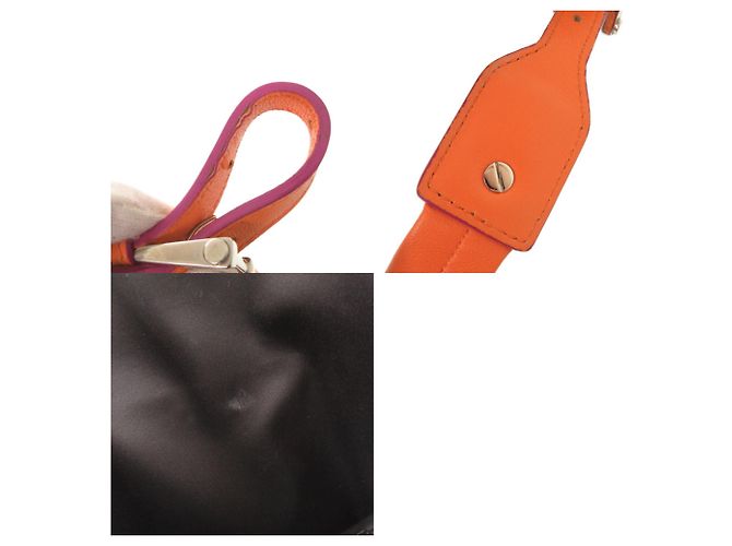 Versace Gianni Medusa Leder-Rucksack Orange - Ansicht 10