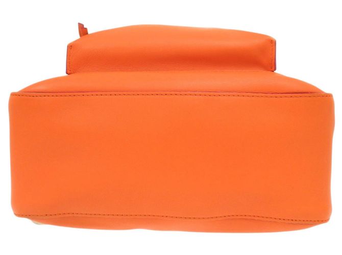 Versace Gianni Medusa Leder-Rucksack Orange - Ansicht 3