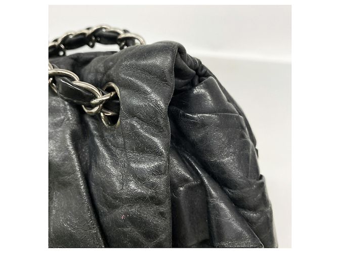 Timeless Borsa a tracolla Chanel in pelle nera Nero - vista 7