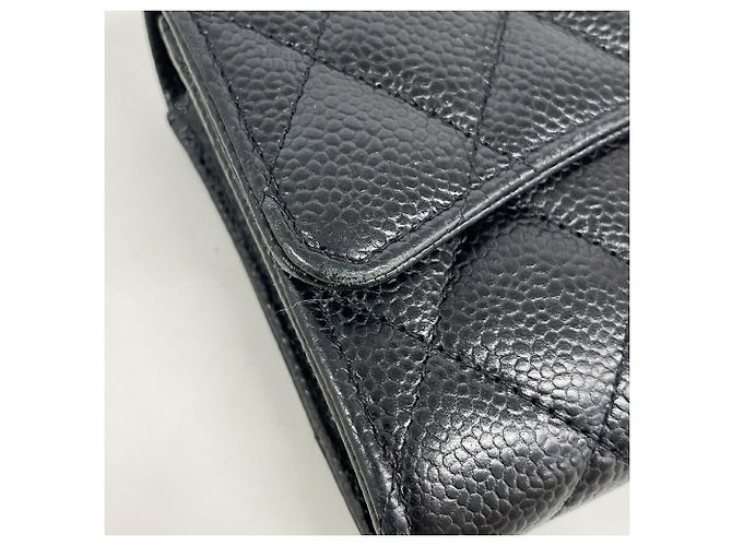 Portafoglio lungo Chanel Matelassé Nero - vista 5