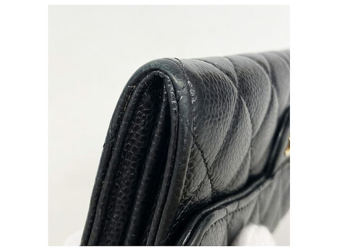 Portafoglio lungo Chanel Matelassé Nero - vista 7