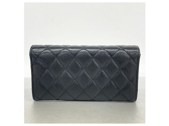 Portafoglio lungo Chanel Matelassé Nero - vista 9
