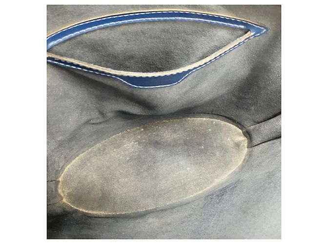 Borsa a tracolla Louis Vuitton Epi Saint Jacques Poigné Long Blu - vista 4