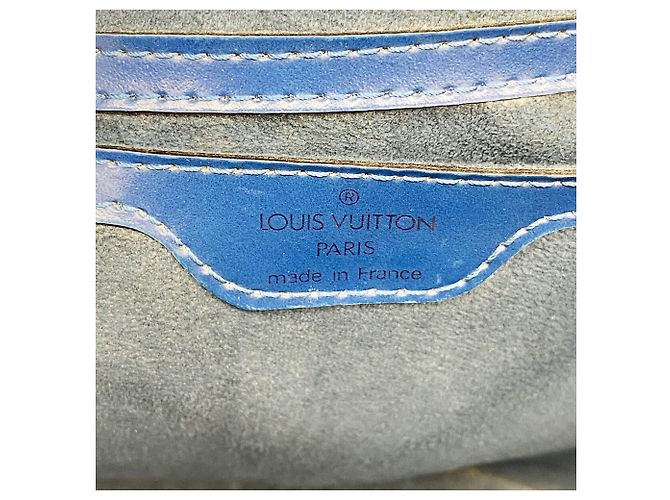 Borsa a tracolla Louis Vuitton Epi Saint Jacques Poigné Long Blu - vista 5