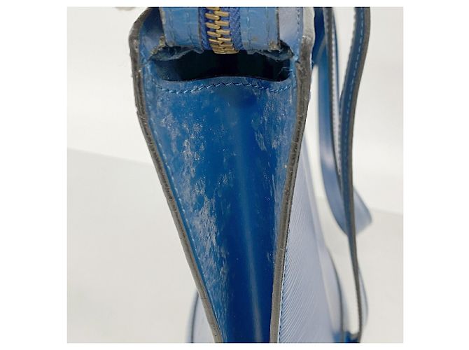 Borsa a tracolla Louis Vuitton Epi Saint Jacques Poigné Long Blu - vista 6
