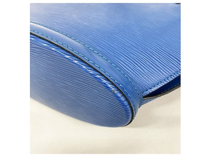 Borsa a tracolla Louis Vuitton Epi Saint Jacques Poigné Long Blu - vista 8