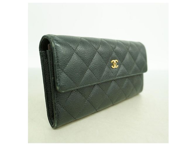 Cartera larga Chanel Matelassé Negro - vista 2