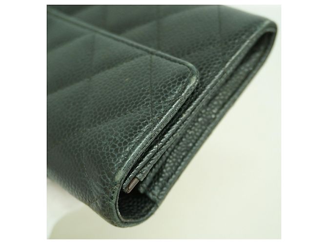Cartera larga Chanel Matelassé Negro - vista 8
