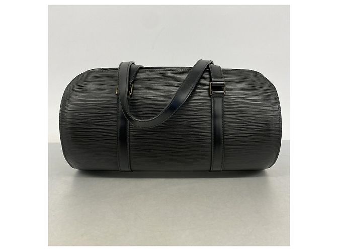 Borsa Louis Vuitton Epi Soufflot M52222 Noir Nero - vista 10