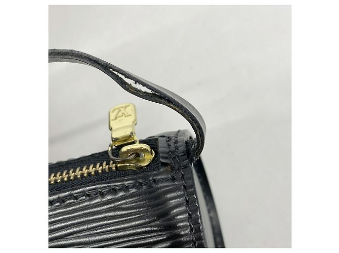 Borsa Louis Vuitton Epi Soufflot M52222 Noir Nero - vista 6
