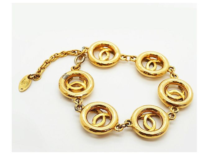 Bracciale con ciondoli placcati oro Chanel D'oro - vista 2