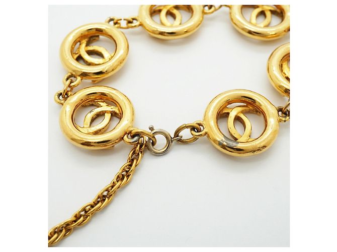 Bracciale con ciondoli placcati oro Chanel D'oro - vista 4