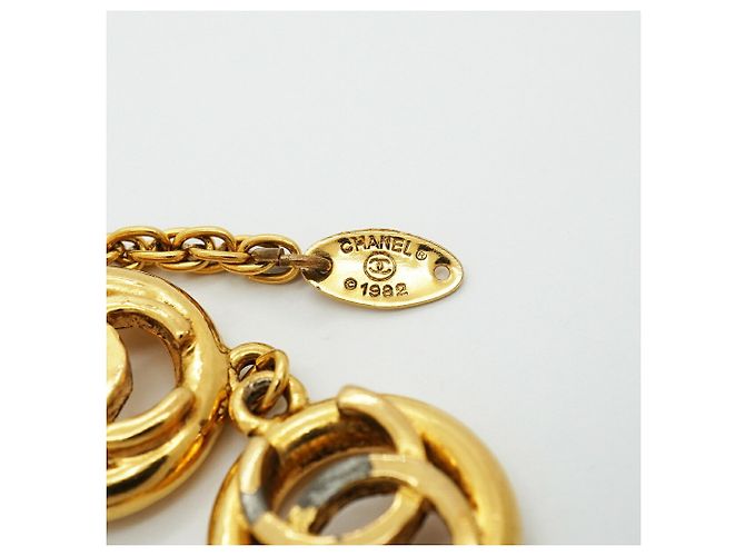 Bracciale con ciondoli placcati oro Chanel D'oro - vista 5