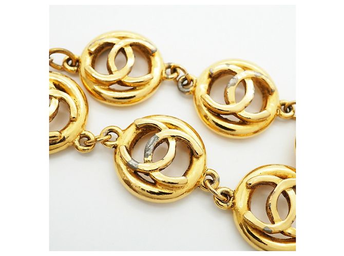 Bracciale con ciondoli placcati oro Chanel D'oro - vista 7