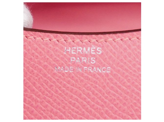 Hermès Portafoglio Hermes Constance in Rose Azalee Rosa - vista 4