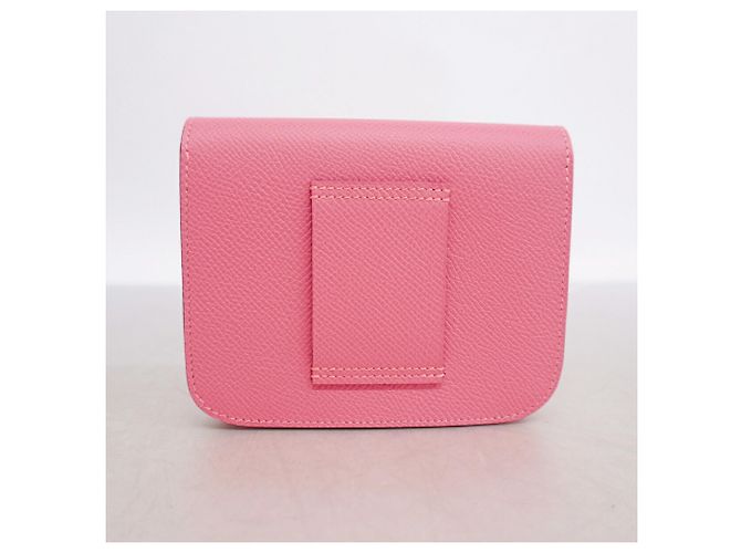 Hermès Portafoglio Hermes Constance in Rose Azalee Rosa - vista 7