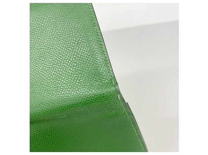 Hermès Hermes Bearn Soufflé lange Geldbörse im Bamboo-Design - Ansicht 5