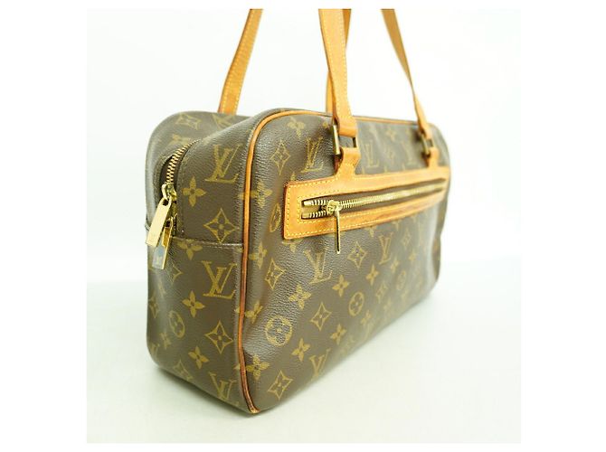 Borsa a tracolla Louis Vuitton Monogram Cite GM Marrone - vista 2