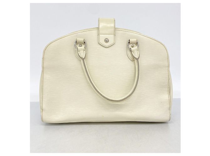 Borsa Louis Vuitton Epi Pont Neuf GM Bianco sporco - vista 12