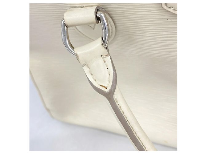 Borsa Louis Vuitton Epi Pont Neuf GM Bianco sporco - vista 8
