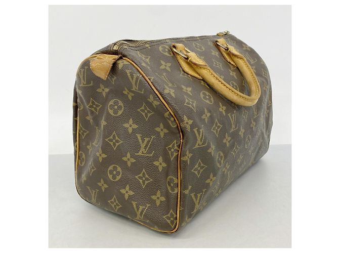 Bolso Louis Vuitton Monogram Speedy 30 Castaño - vista 2
