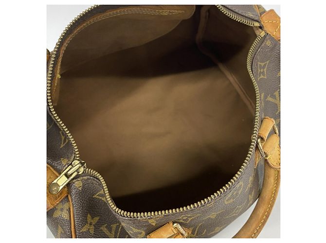 Bolso Louis Vuitton Monogram Speedy 30 Castaño - vista 4