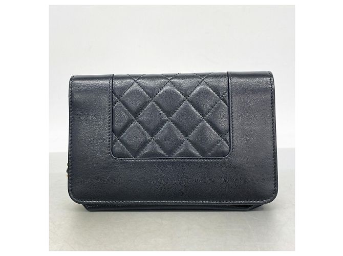 Portafoglio a spalla con catena Chanel Mademoiselle Nero - vista 10