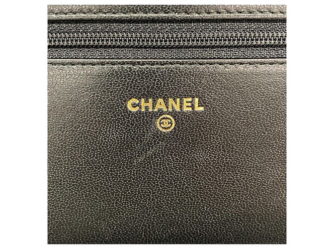 Portafoglio a spalla con catena Chanel Mademoiselle Nero - vista 5