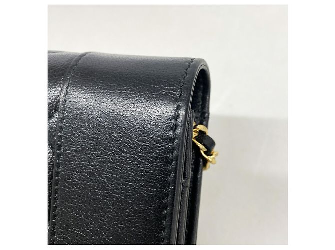 Portafoglio a spalla con catena Chanel Mademoiselle Nero - vista 7
