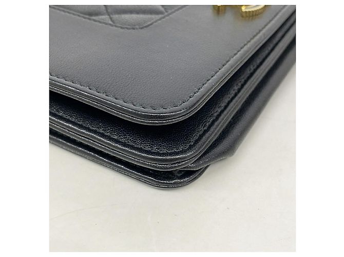 Portafoglio a spalla con catena Chanel Mademoiselle Nero - vista 8