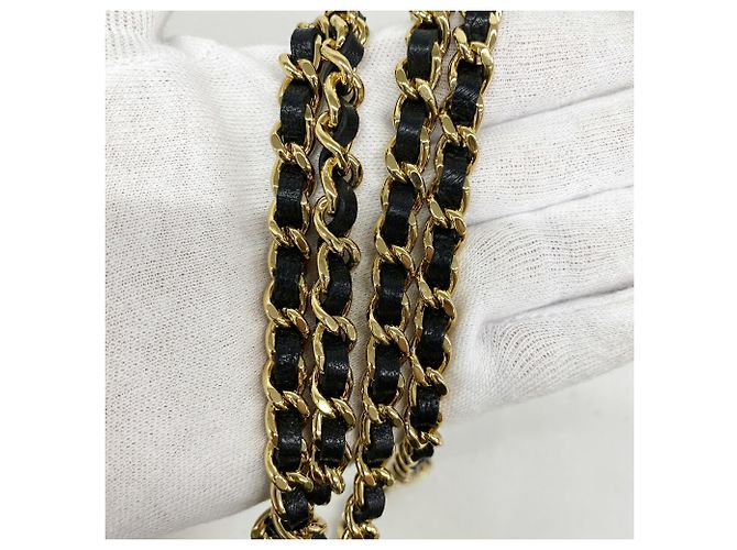 Portafoglio a spalla con catena Chanel Mademoiselle Nero - vista 9