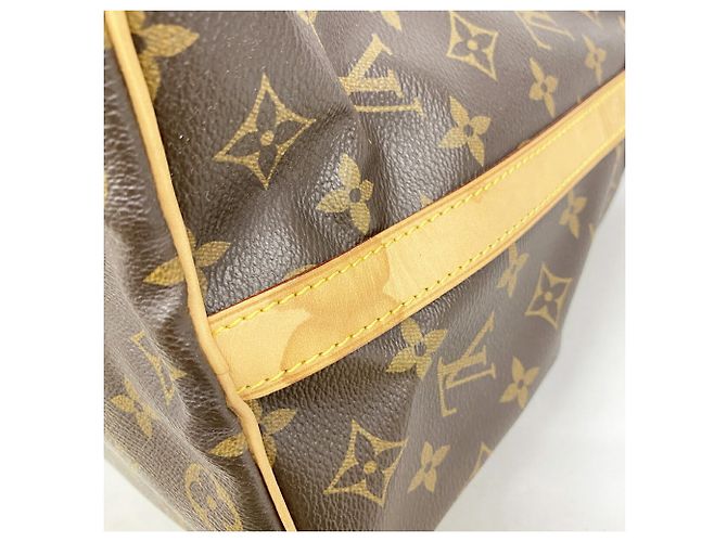 Borsa Louis Vuitton Monogram Speedy Bandoulière 35 Marrone - vista 10