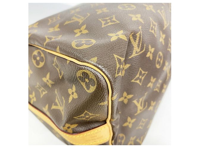 Borsa Louis Vuitton Monogram Speedy Bandoulière 35 Marrone - vista 11
