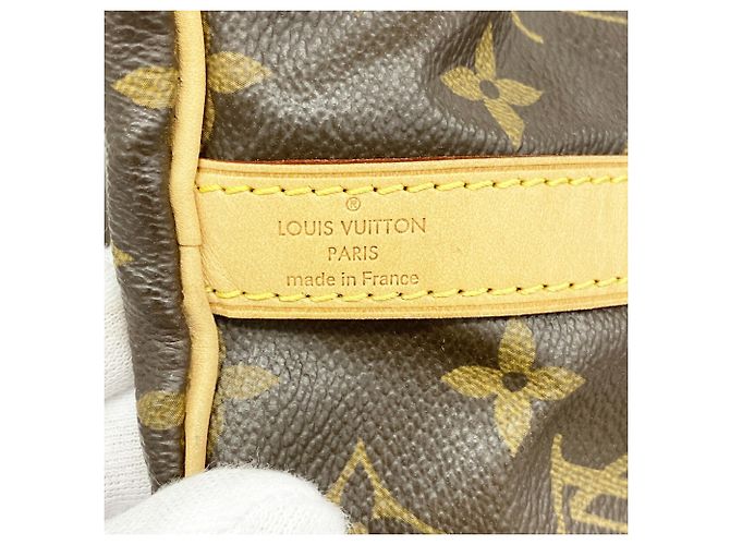 Borsa Louis Vuitton Monogram Speedy Bandoulière 35 Marrone - vista 5