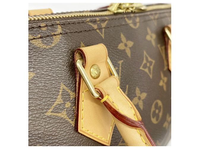 Borsa Louis Vuitton Monogram Speedy Bandoulière 35 Marrone - vista 7