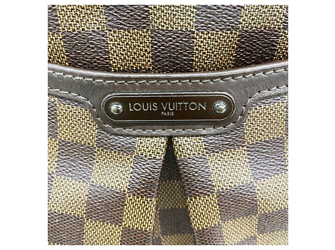 Borsa a tracolla Louis Vuitton Damier Bloomsbury GM Damier ebene - vista 10