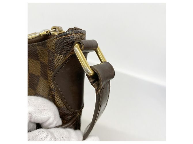 Borsa a tracolla Louis Vuitton Damier Bloomsbury GM Damier ebene - vista 8