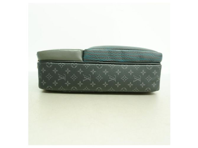 Bolsa Louis Vuitton Monogram Eclipse Patchwork Multi-Pocket Preto - vista 3